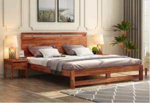 Find Best Sheesham Double Bed Online at Best Price in Hydera